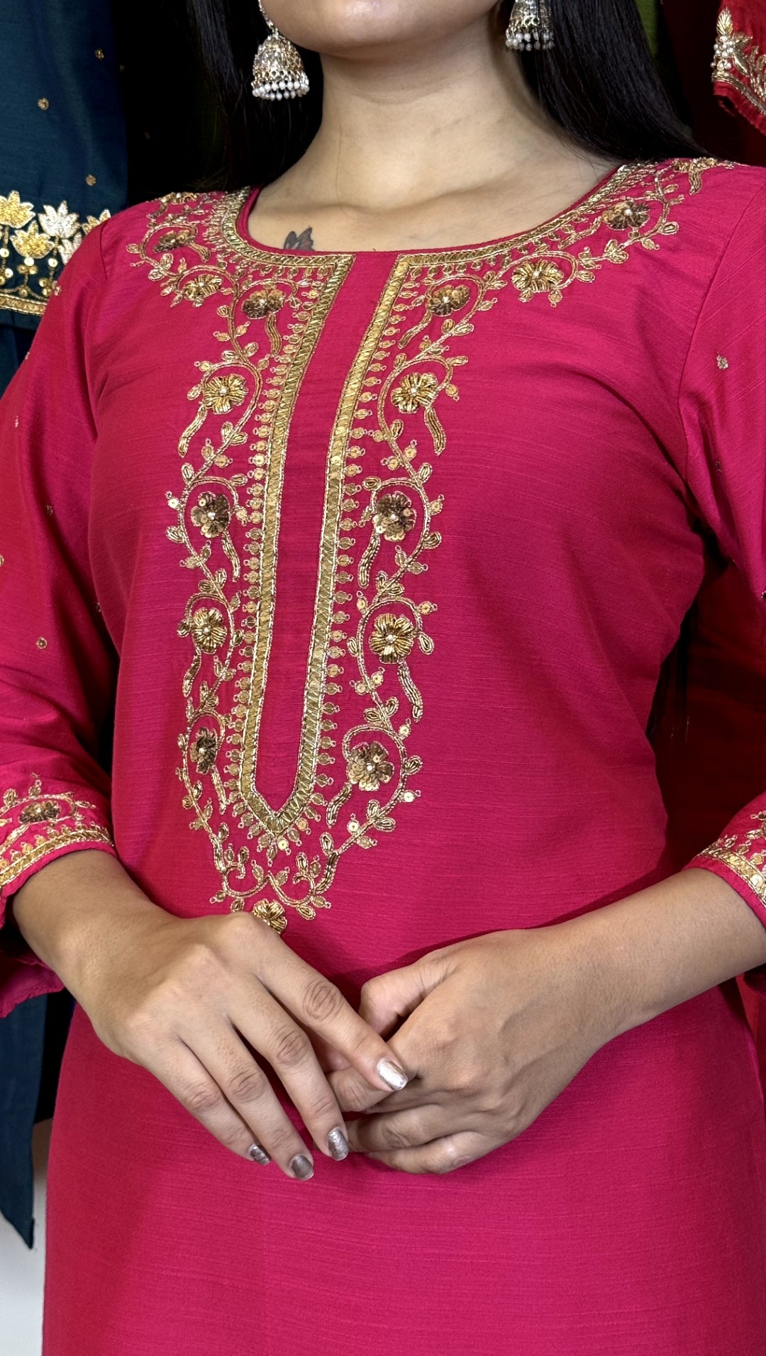 Nayra Zari Kurta Set