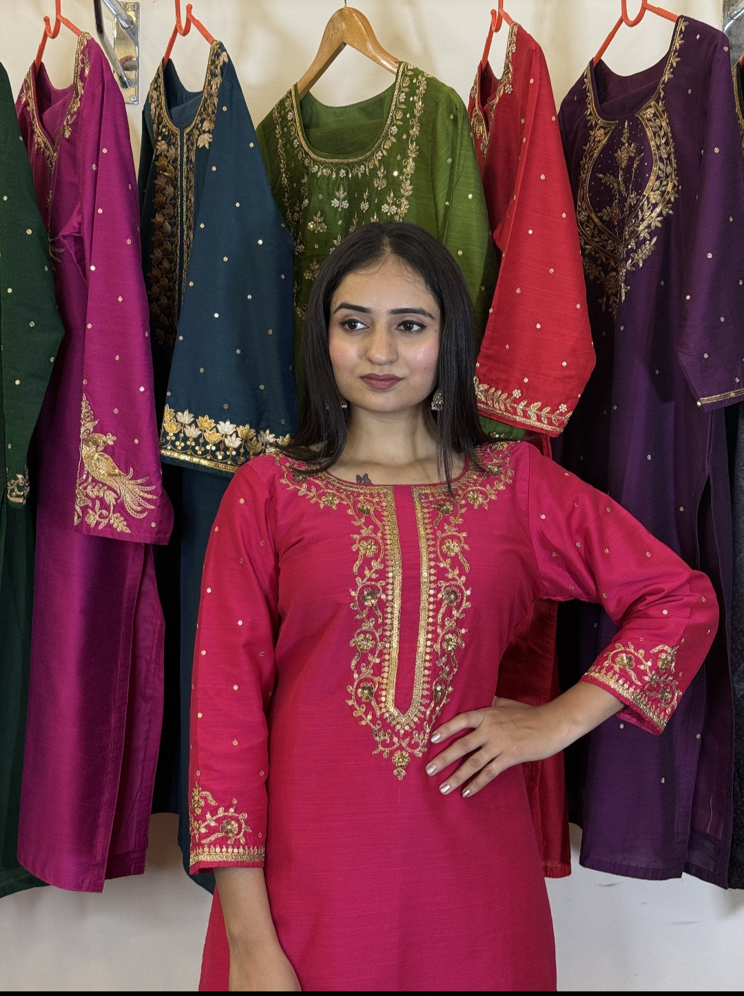 Nayra Zari Kurta Set