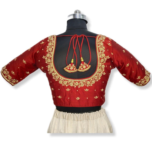 Timeless Threads – Royal Gaji Blouse