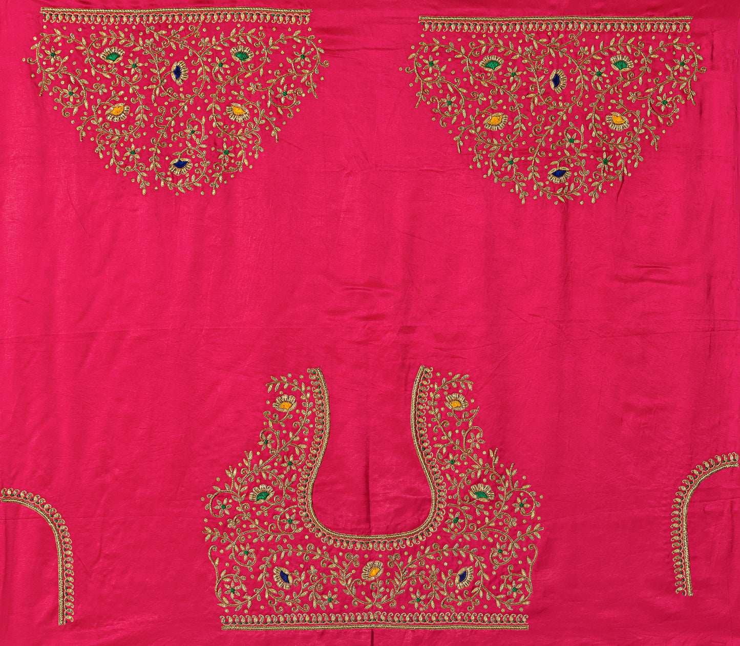 ForestFlair Zardozi Blouse (Pink)
