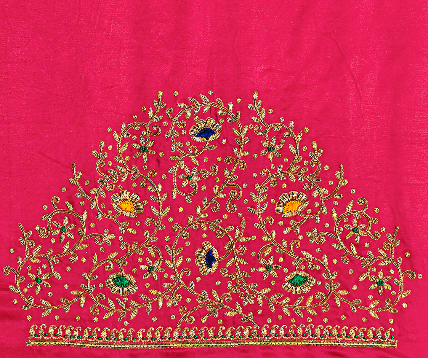 ForestFlair Zardozi Blouse (Pink)