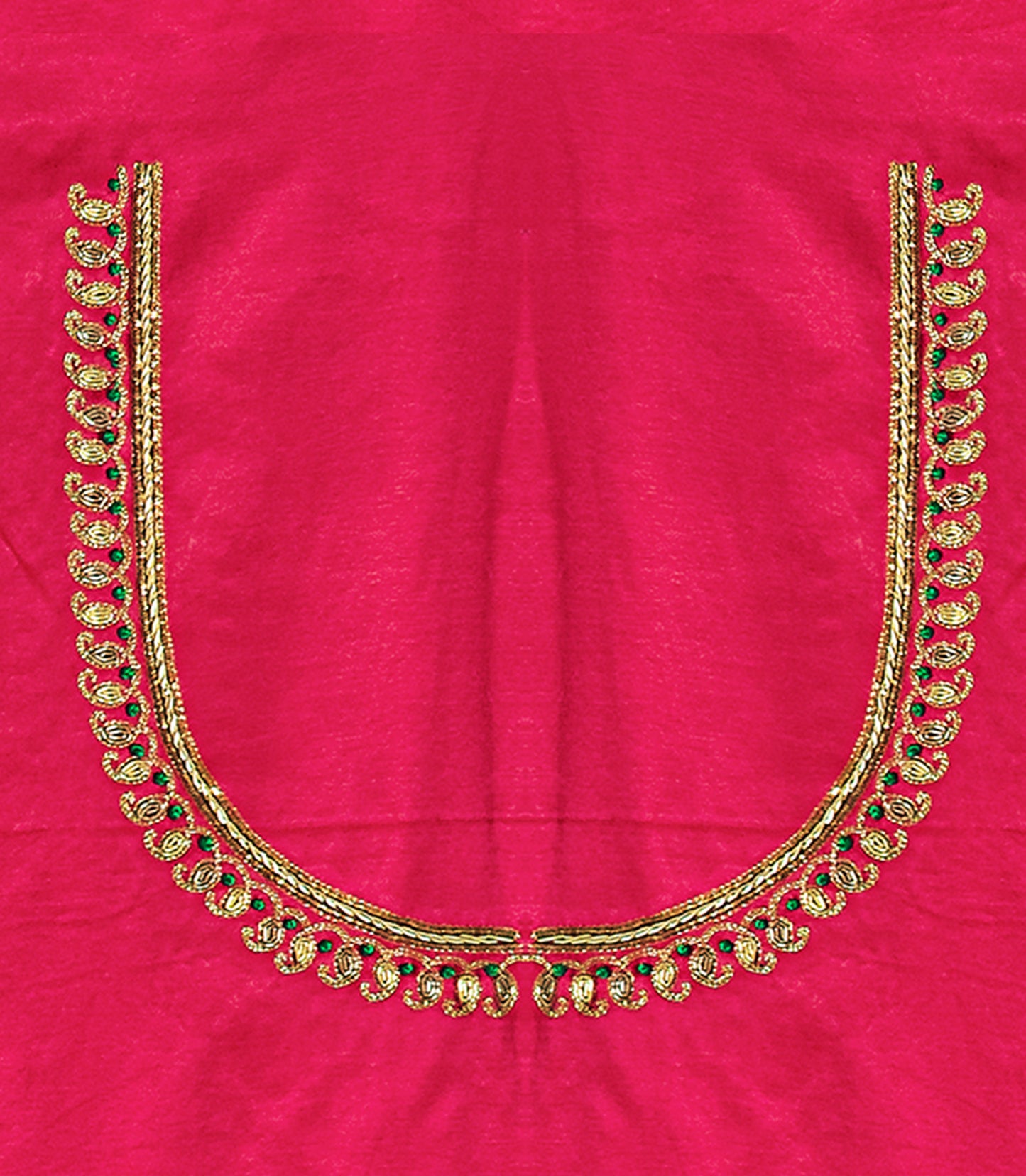 ForestFlair Zardozi Blouse (Pink)