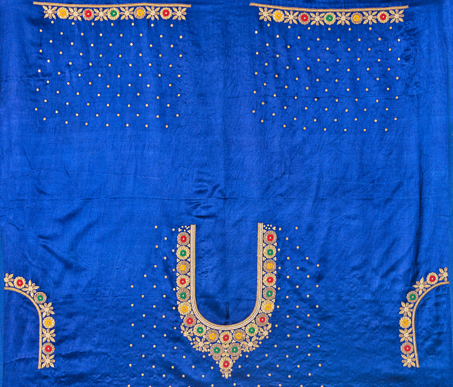 Royal Threads – Resham Zardozi Blouse pis. (Royal Blue)