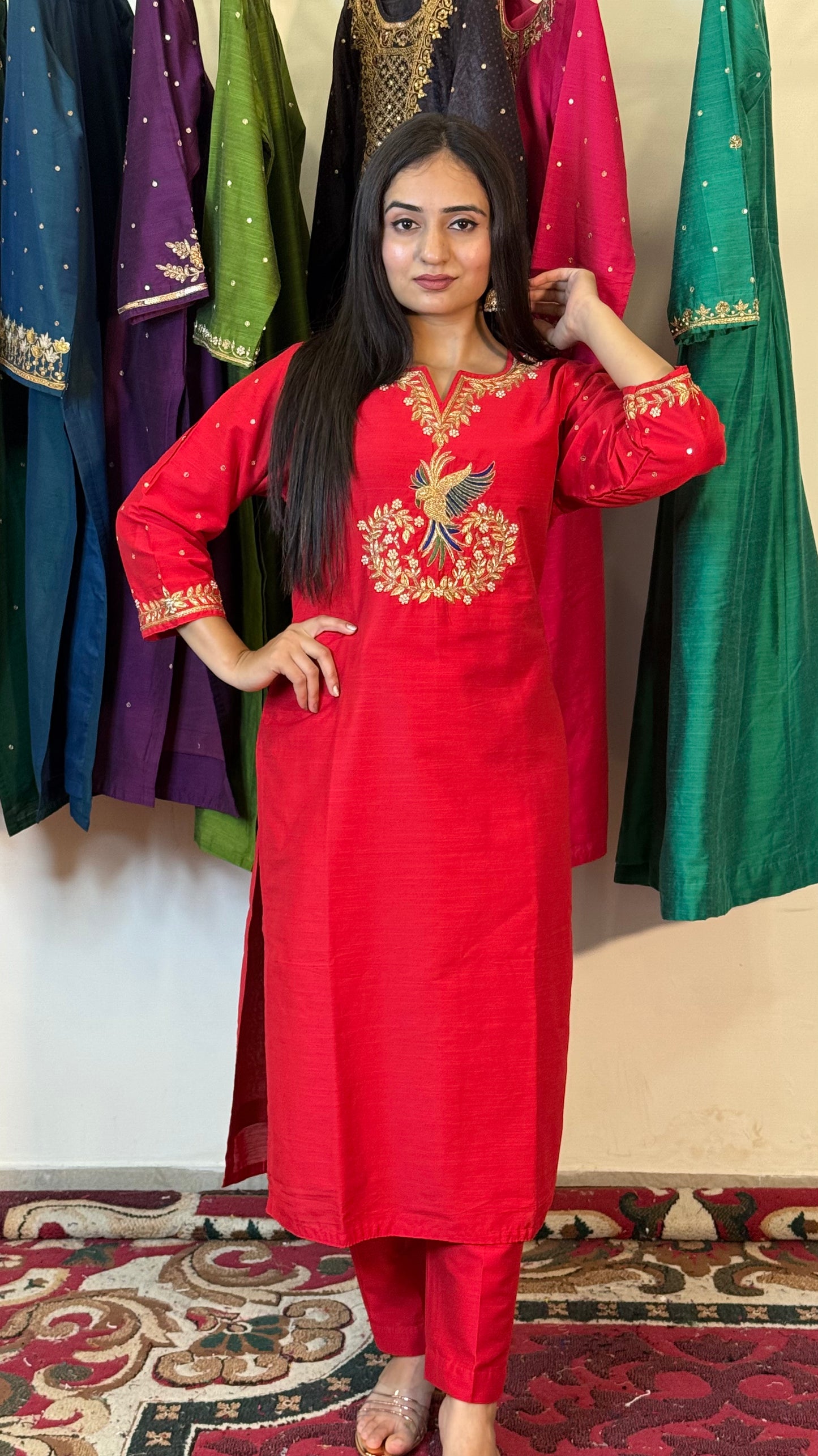 Phoenix Bloom Kurta Set
