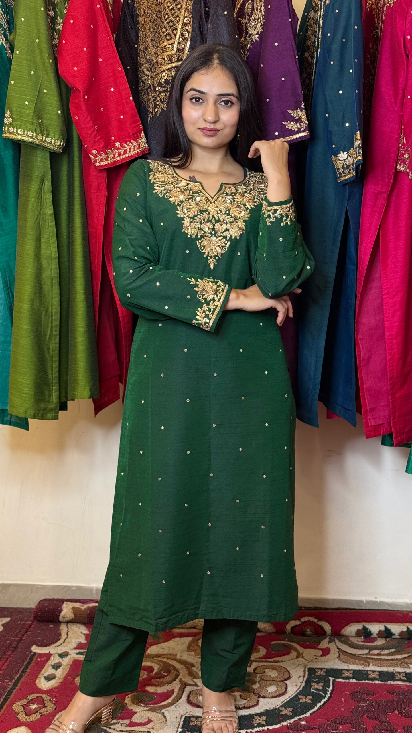 Zarqa Elegance Kurta Set