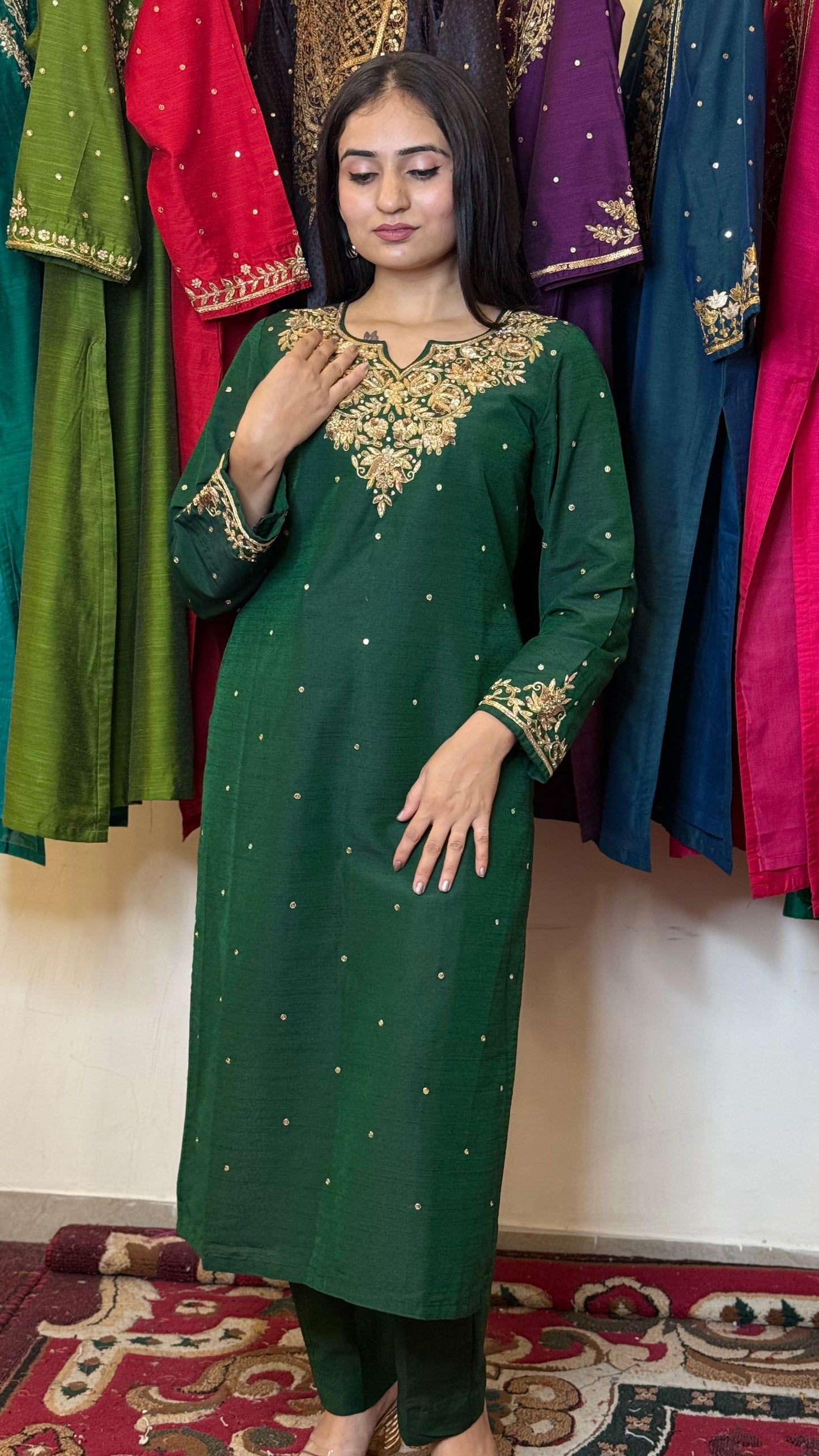 Zarqa Elegance Kurta Set