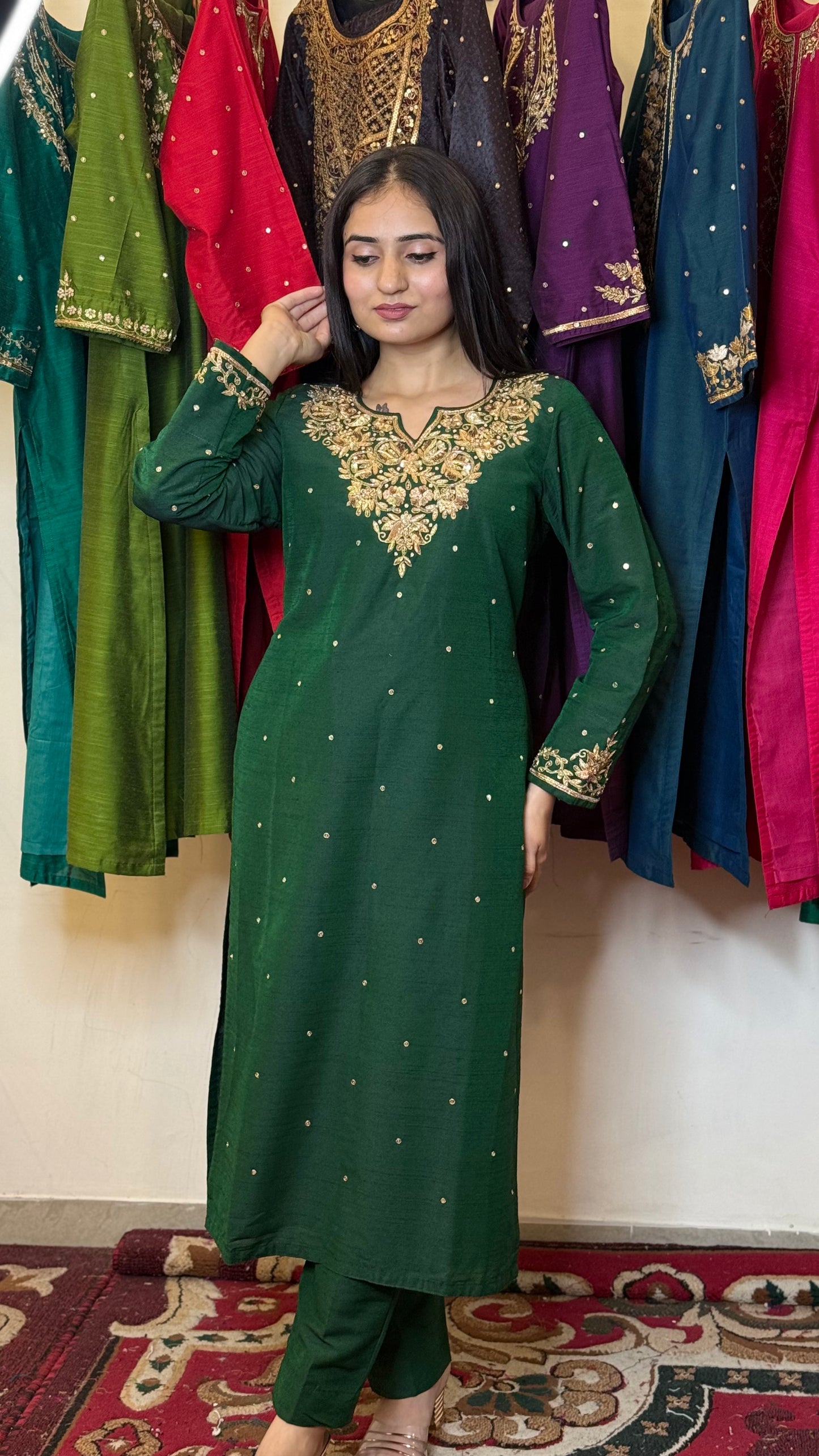 Zarqa Elegance Kurta Set
