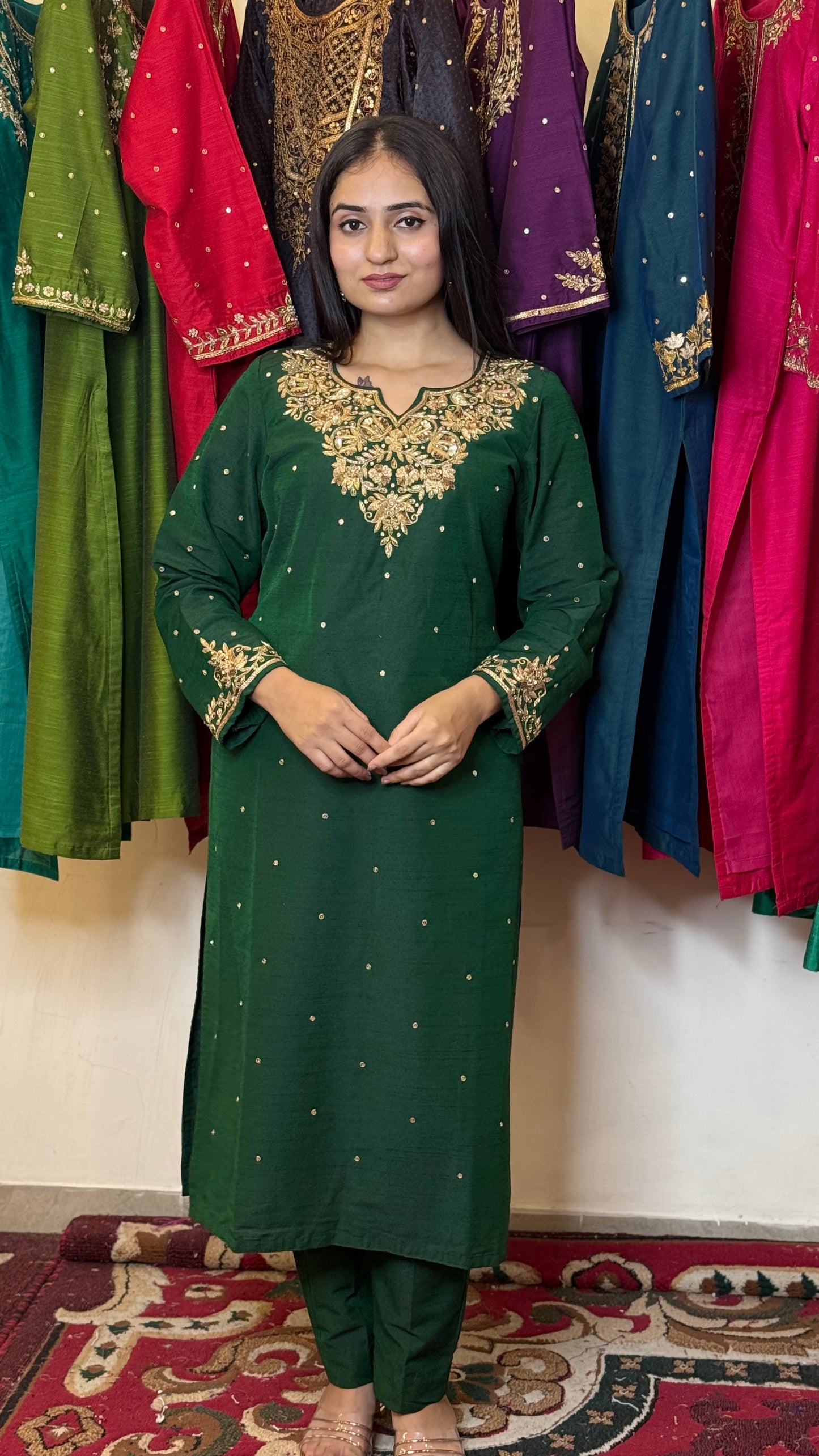 Zarqa Elegance Kurta Set