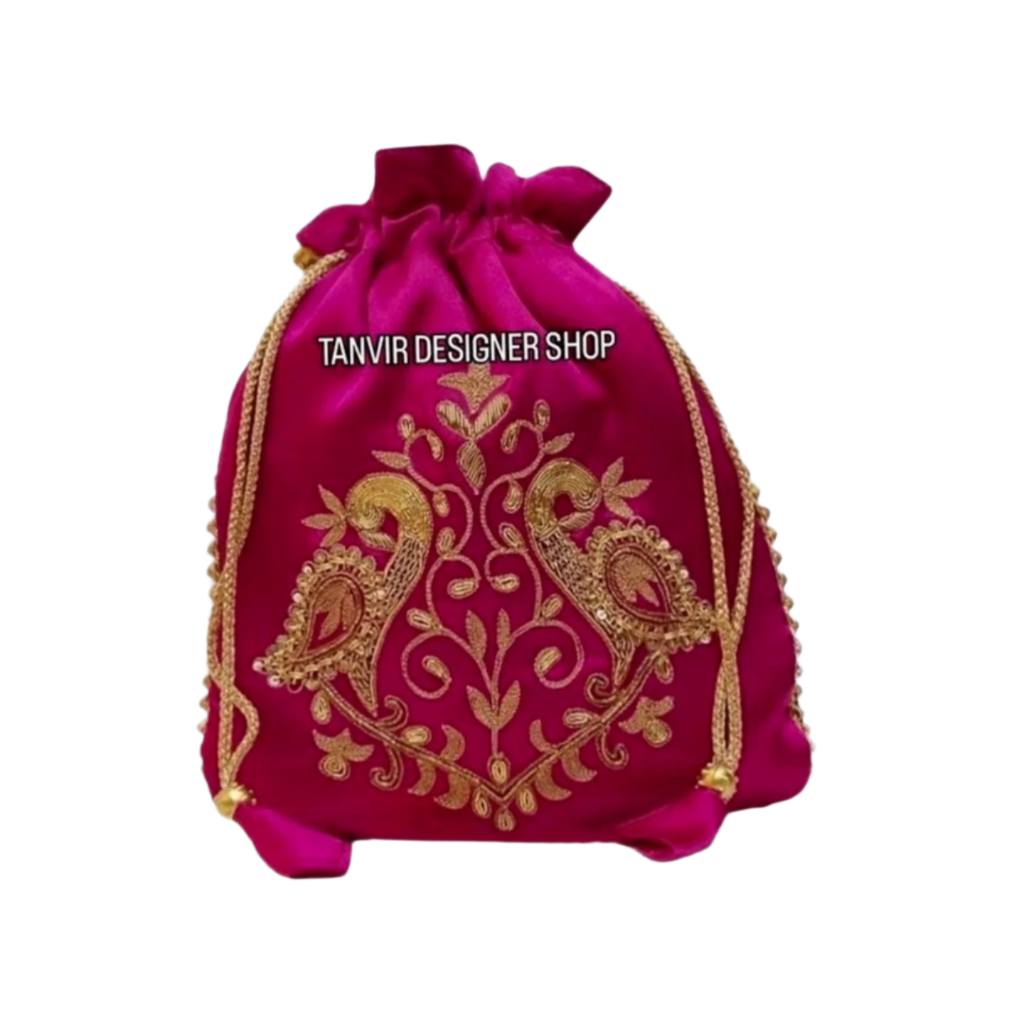 Designer potli batwa (Pink)