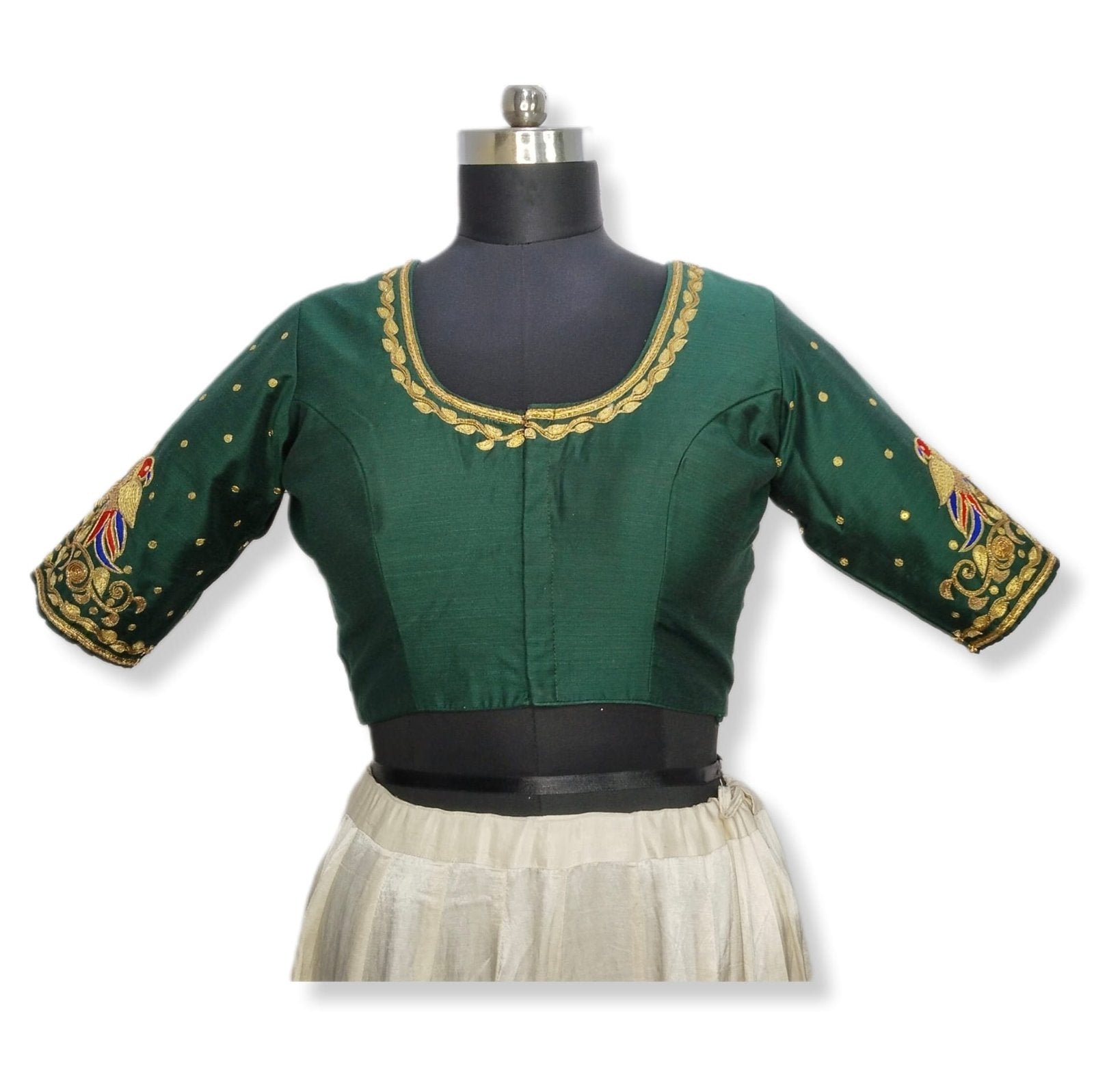 beautiful parrot patola designer blouse