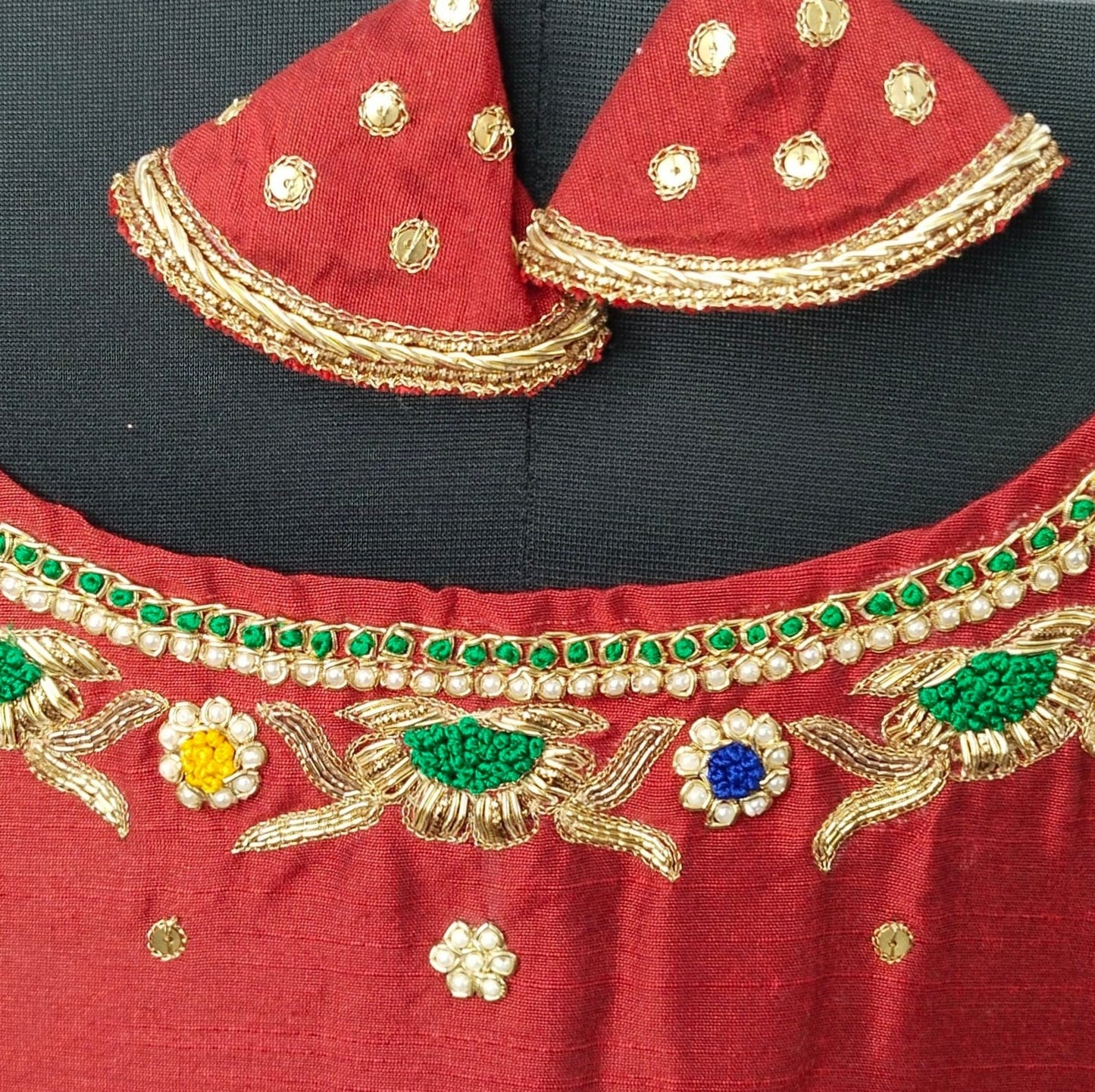 Floral Zardozi Handcrafted Designer Blouse