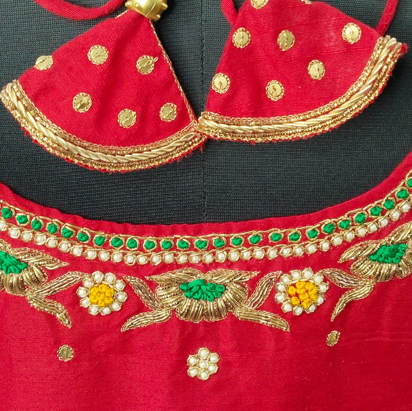 Floral Zardozi Handcrafted Designer Blouse