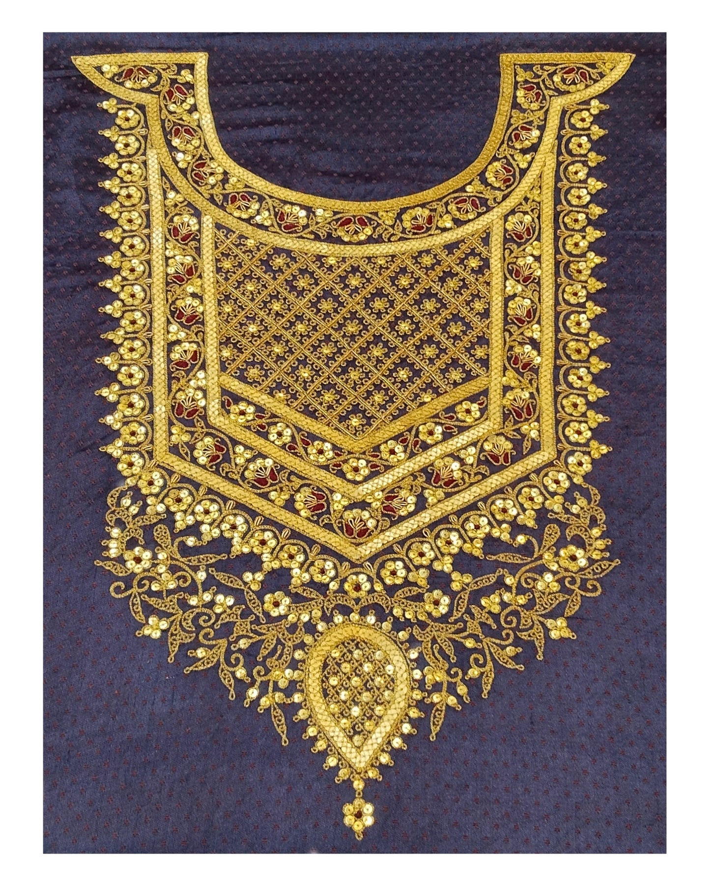 Kohinoor Karigari zardozi work designer aabha (Navy Blue)