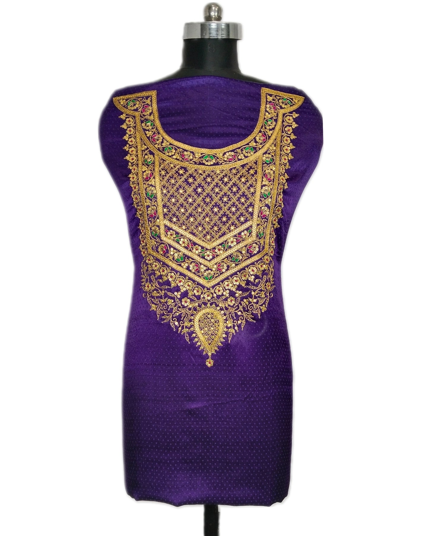 Kohinoor Karigari zardozi work designer aabha (Purple)