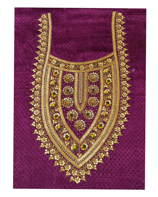 Marodi Mahal designer kurta set (Magenta)