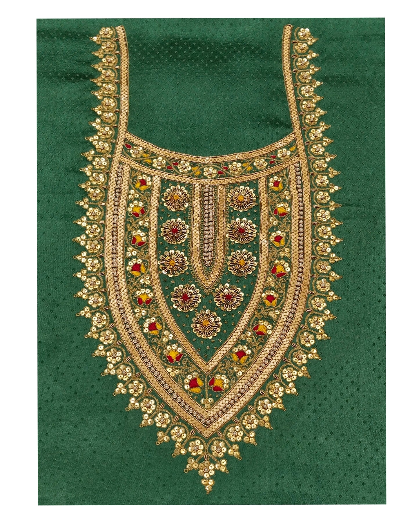 Marodi Mahal designer kurta set (Bottle Green)