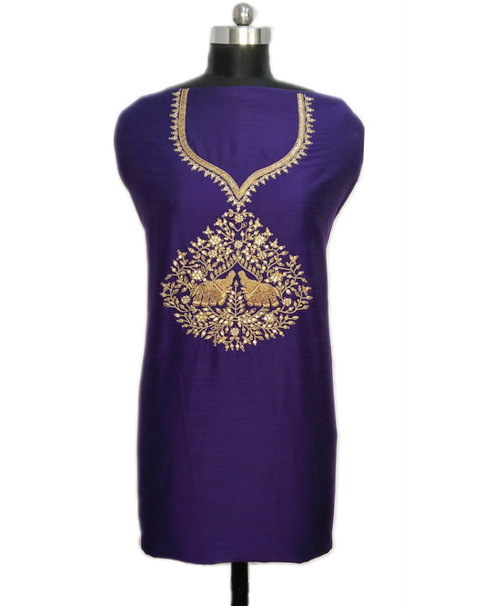 Jashn-e-Zardozi Kurta Set (Purple)