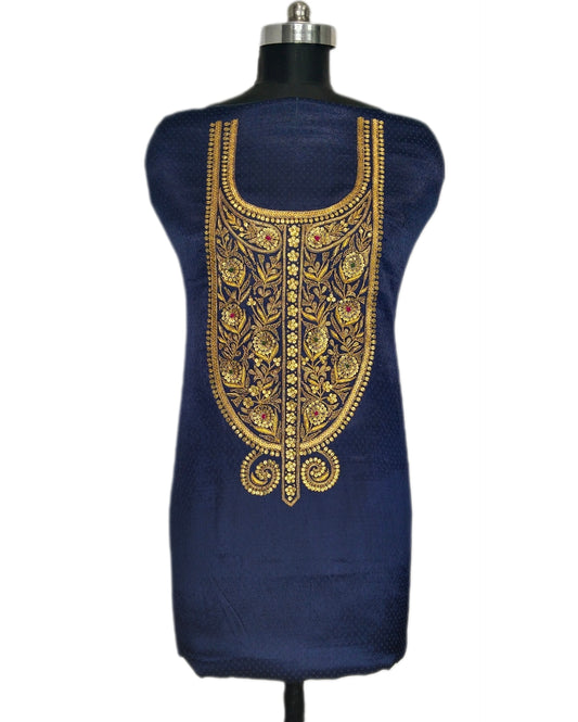 Noor Nakkashi marodi designer aabha (Navy Blue)