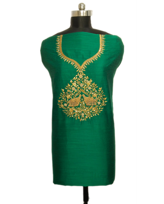 Jashn-e-Zardozi Kurta Set (Green)