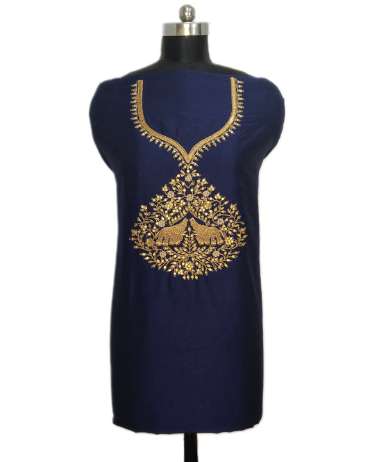 Jashn-e-Zardozi Kurta Set (Navy Blue)