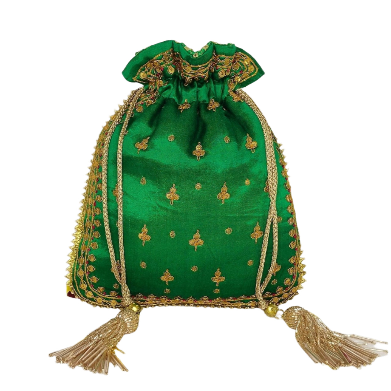 Elephent Marodi Work Potli Batwa (Green)