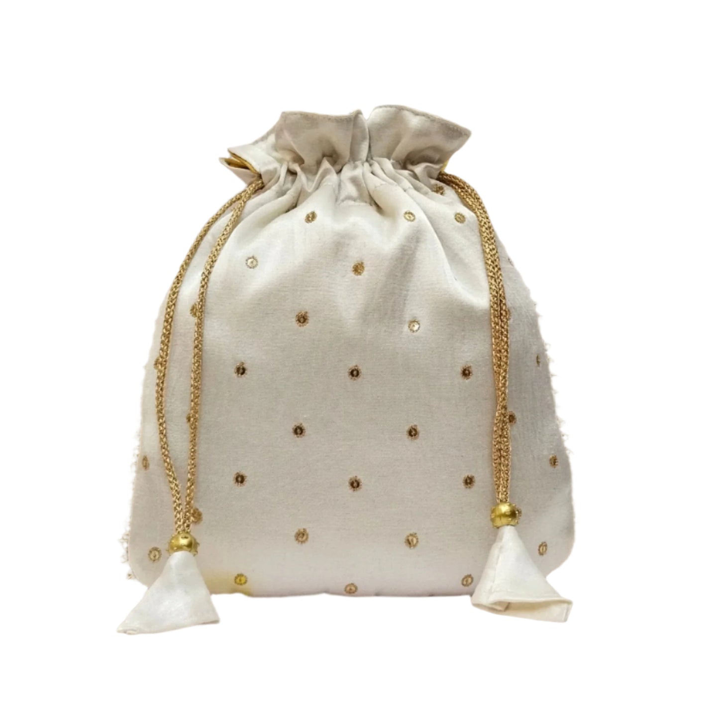 Designer potli batwa (Off White)