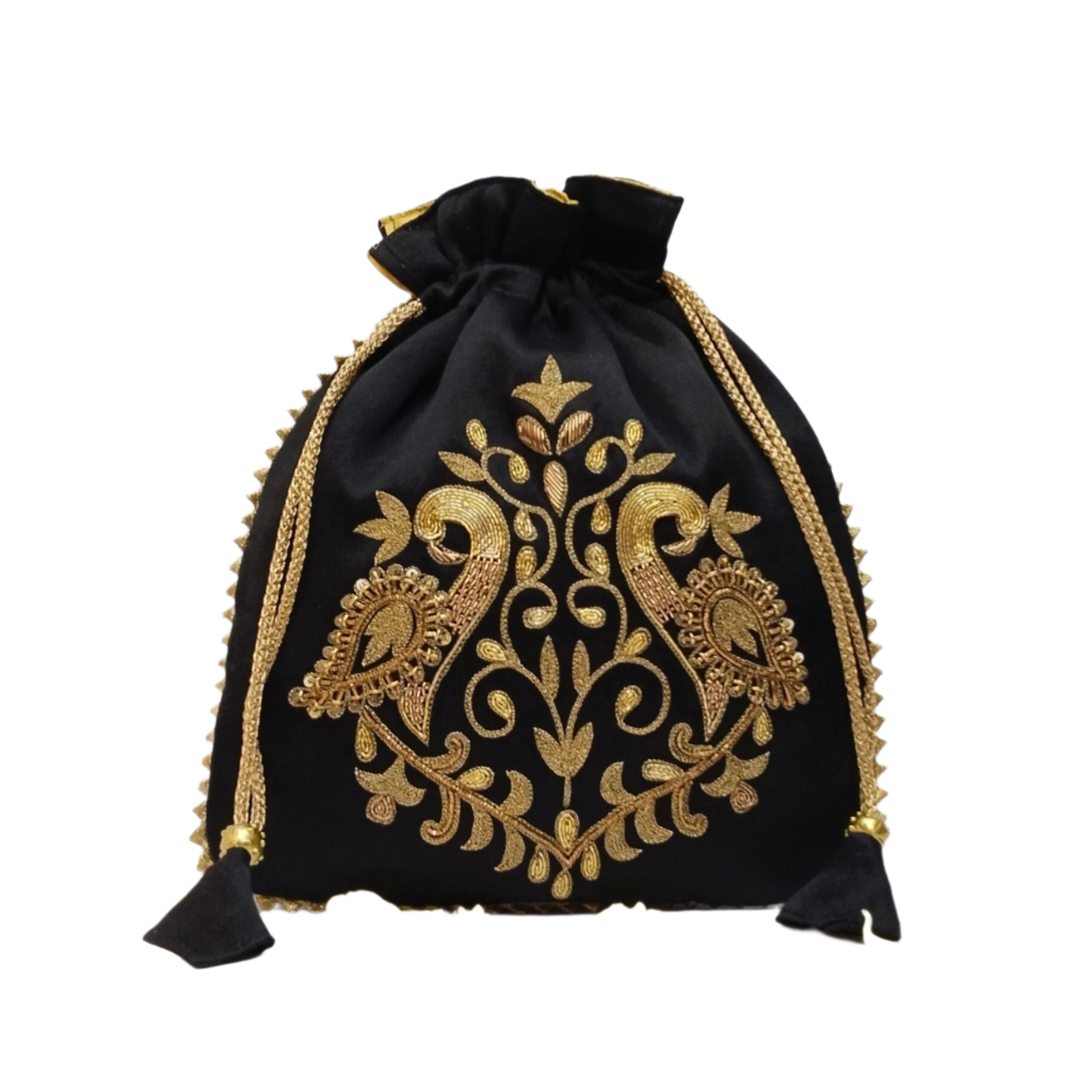 Designer potli batwa (Black)