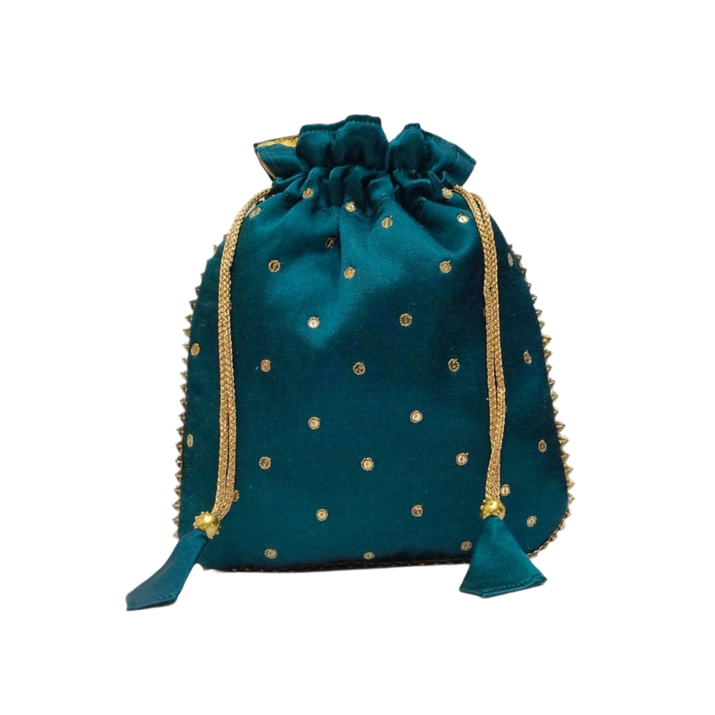 Designer potli batwa (Turkish Blue)