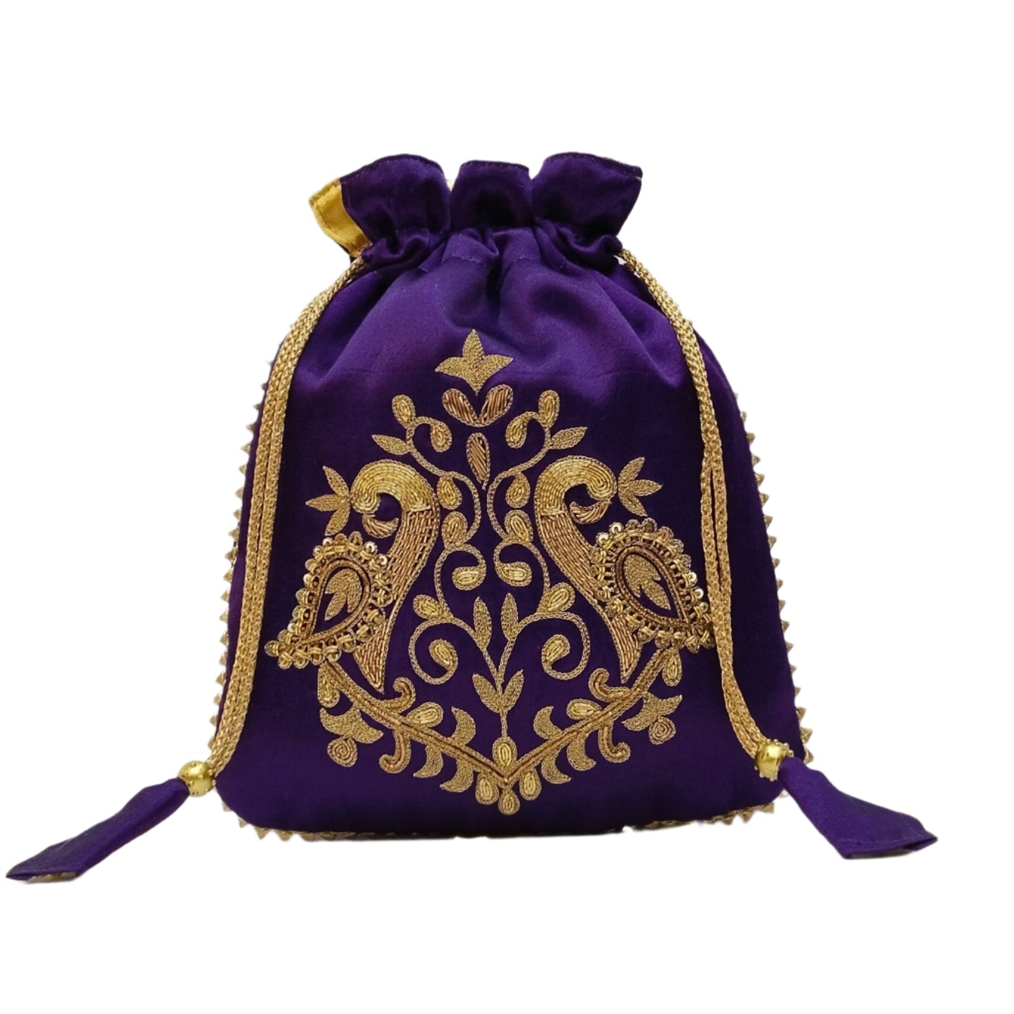 Designer potli batwa (Royal Blue)