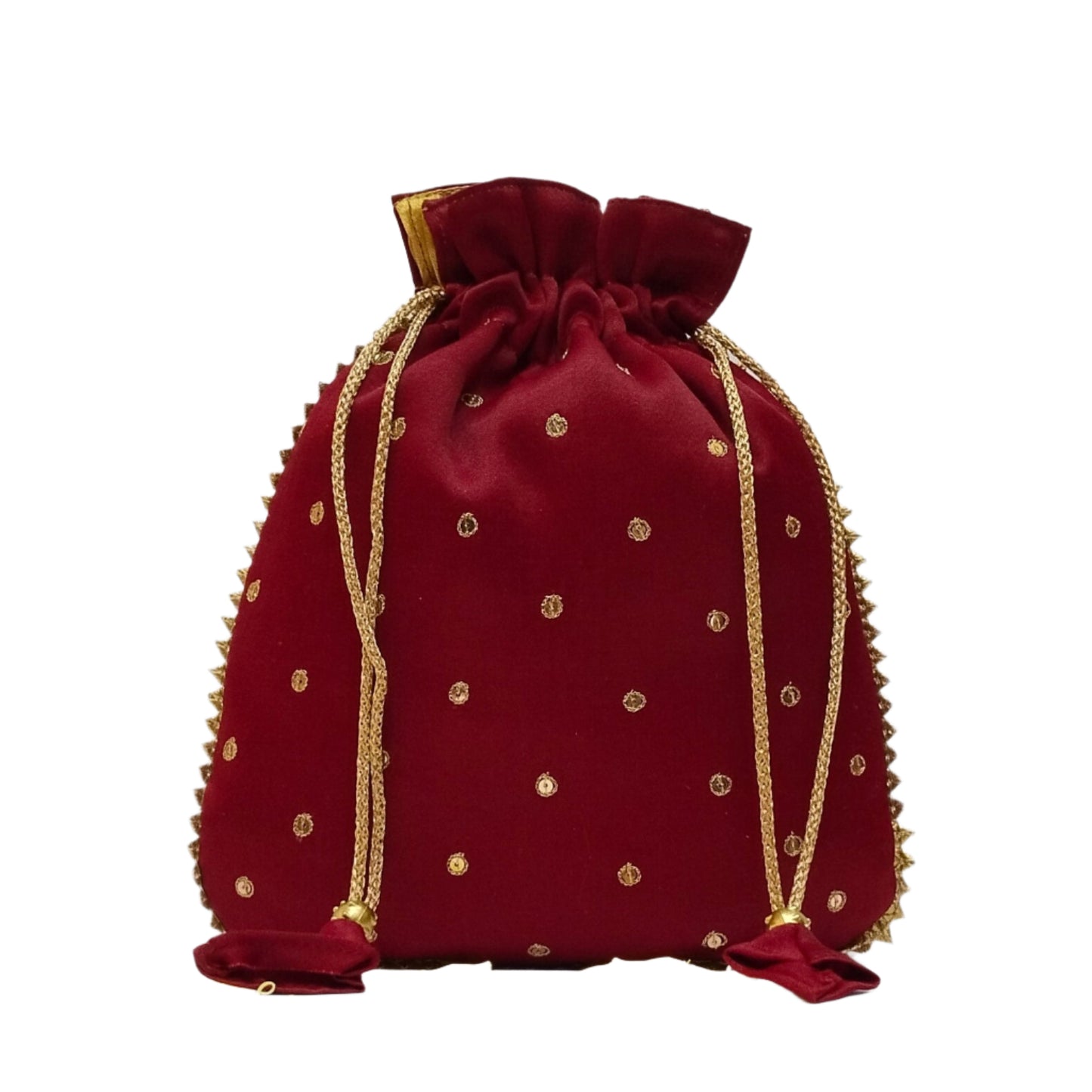 Designer potli batwa (Maroon)