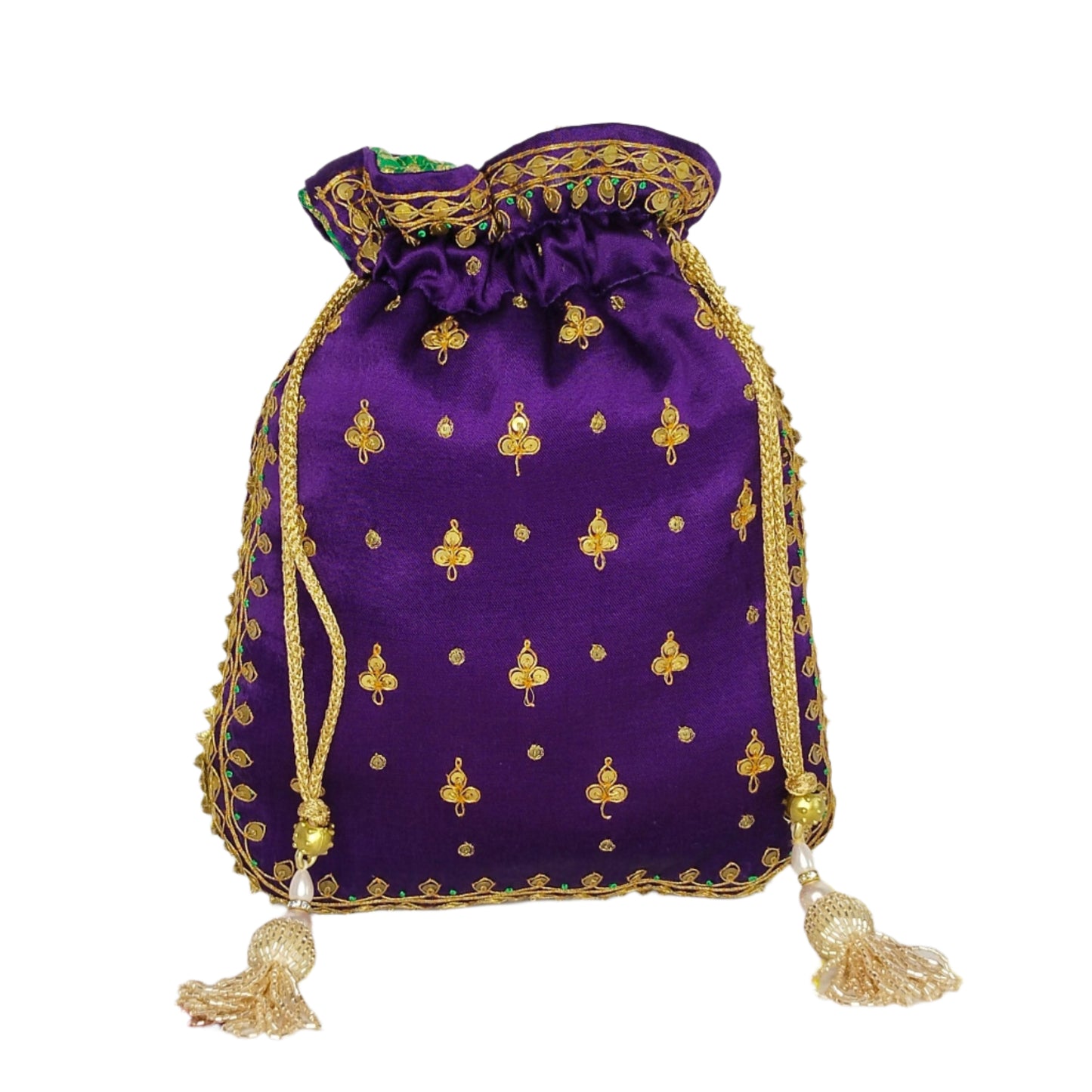 Elephent Marodi Work Potli Batwa (Purple)