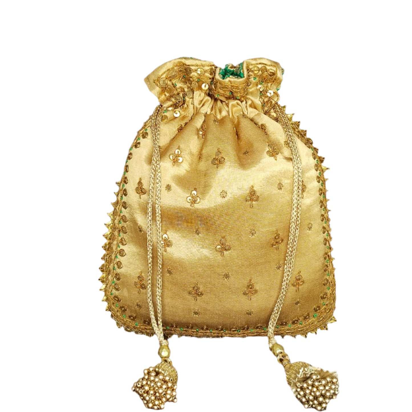 Elephent Marodi Work Potli Batwa (Golden)