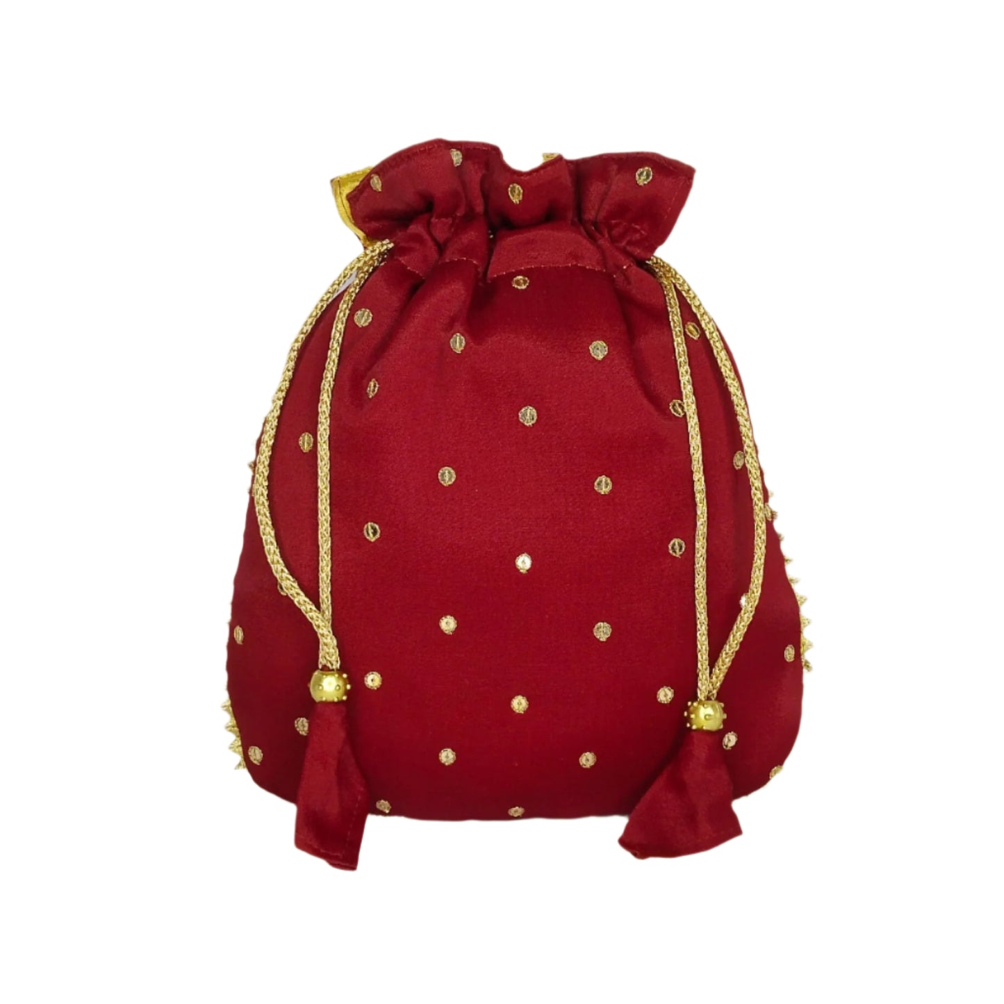 Beautiful Zardozi  Work Potli Batwa (Maroon)