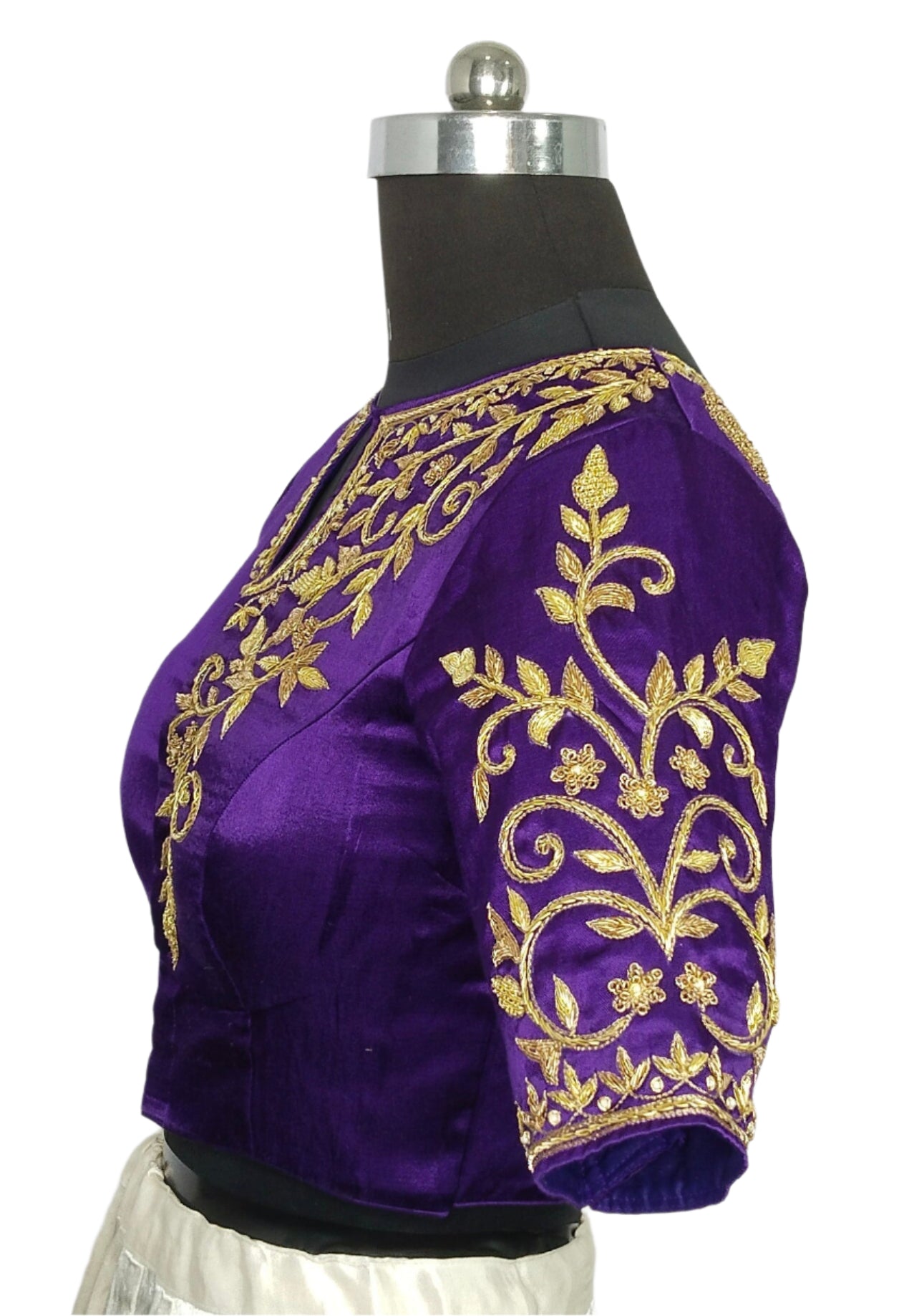 Royal Bloom Zardozi designer Blouse