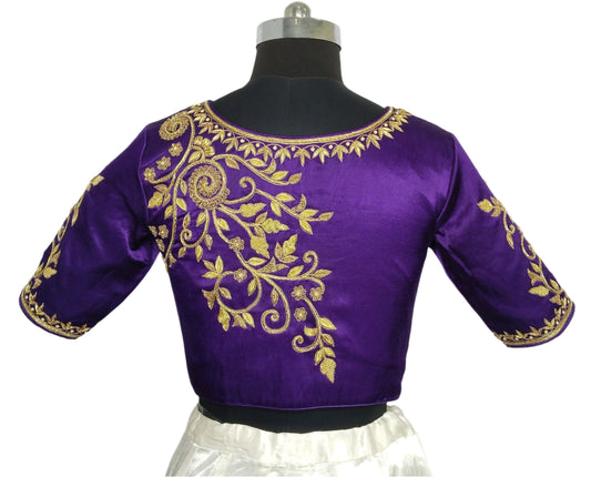 Royal Bloom Zardozi designer Blouse