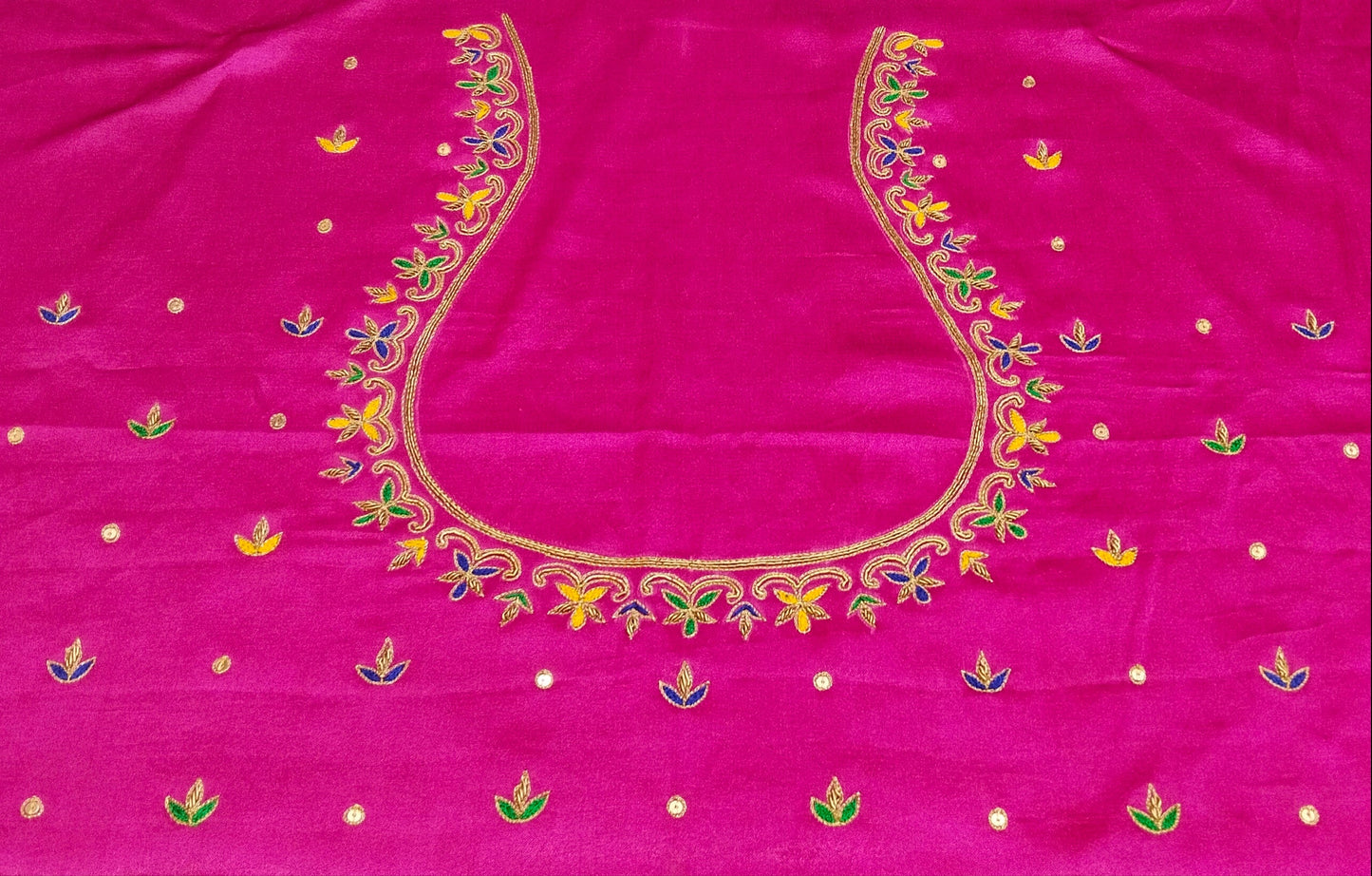 Noor-e-Zardozi – Silk Designer Blouse pis. (Pink)