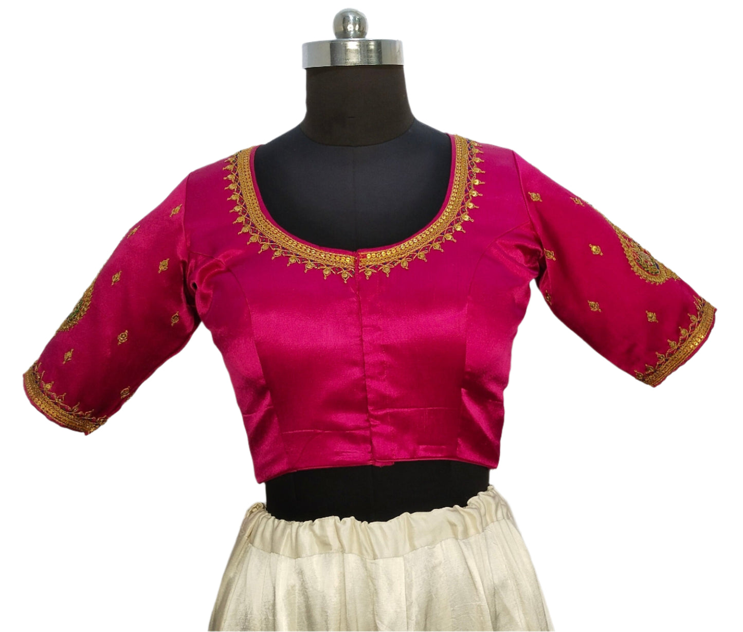 Vivah Vogue Marodi Embroidery Blouse (Pink)