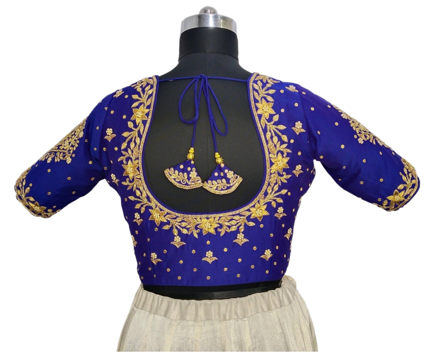 Queen's Blossom Zardozi Work Blouse