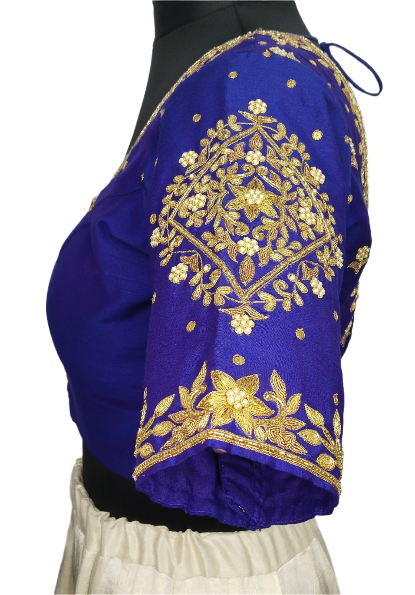 Queen's Blossom Zardozi Work Blouse