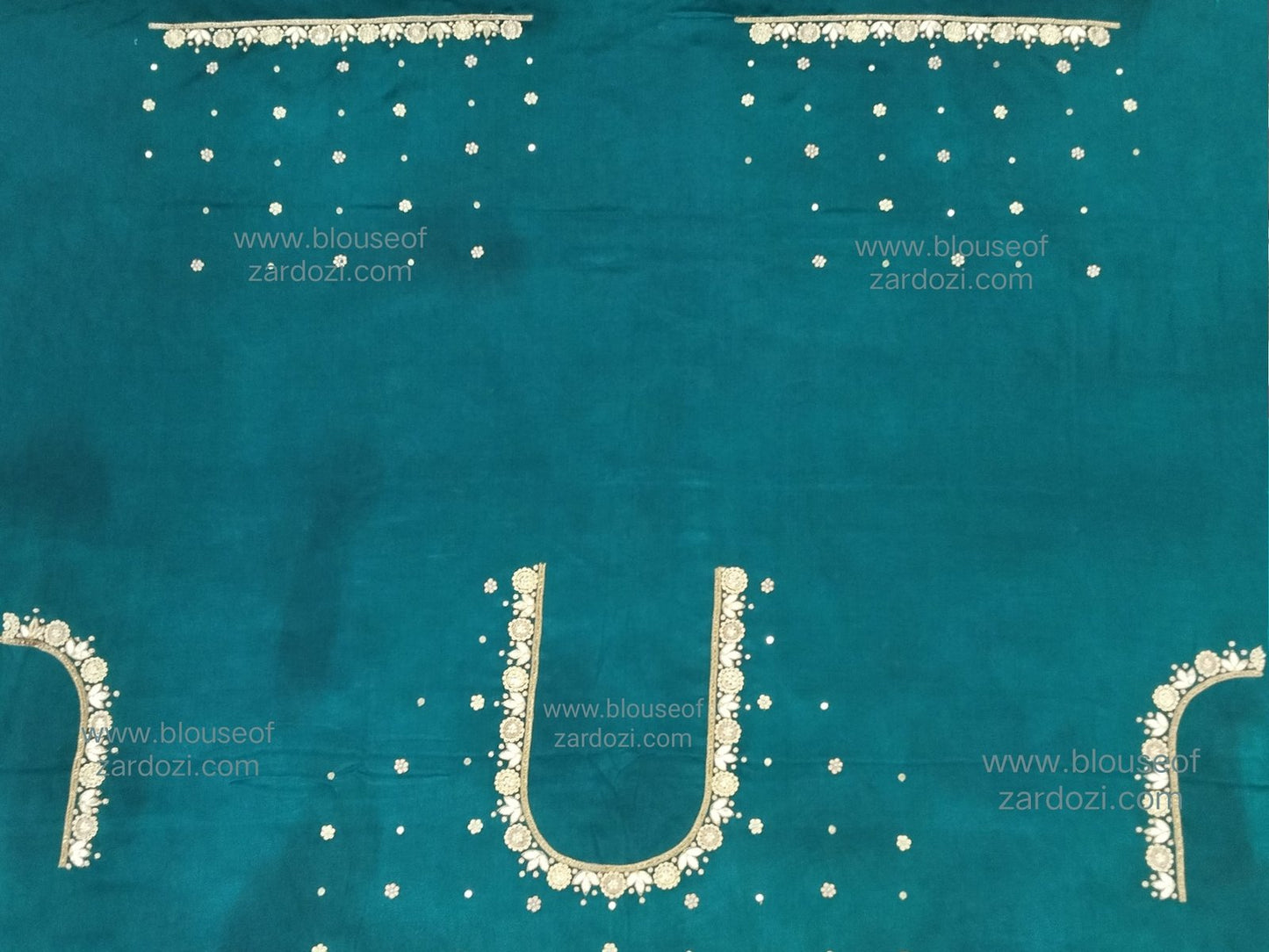 Gota Perl Zardozi Work Designer Blouse Pis