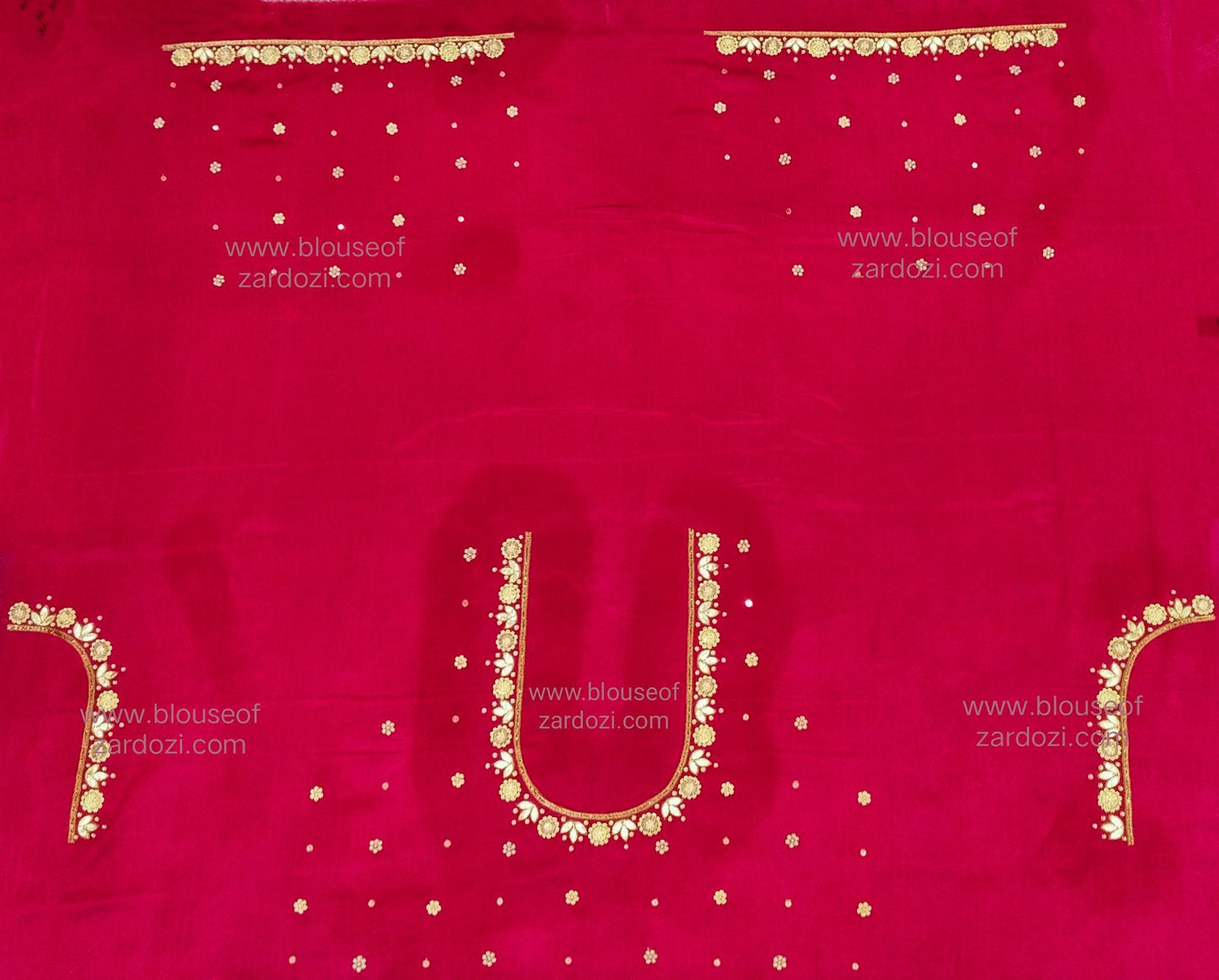 Gota Perl Zardozi Work Designer Blouse Pis