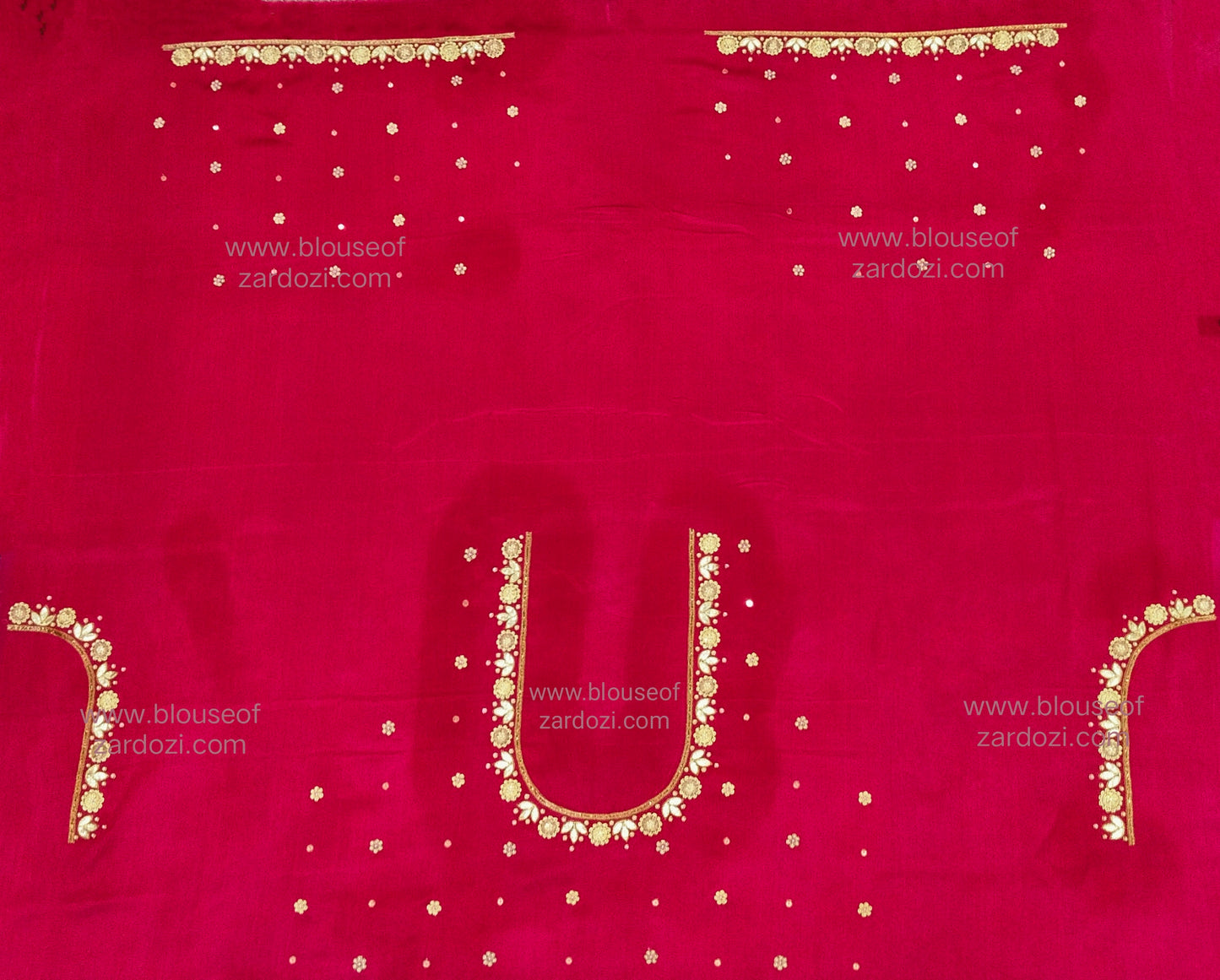 Gota Perl Zardozi Work Designer Blouse Pis