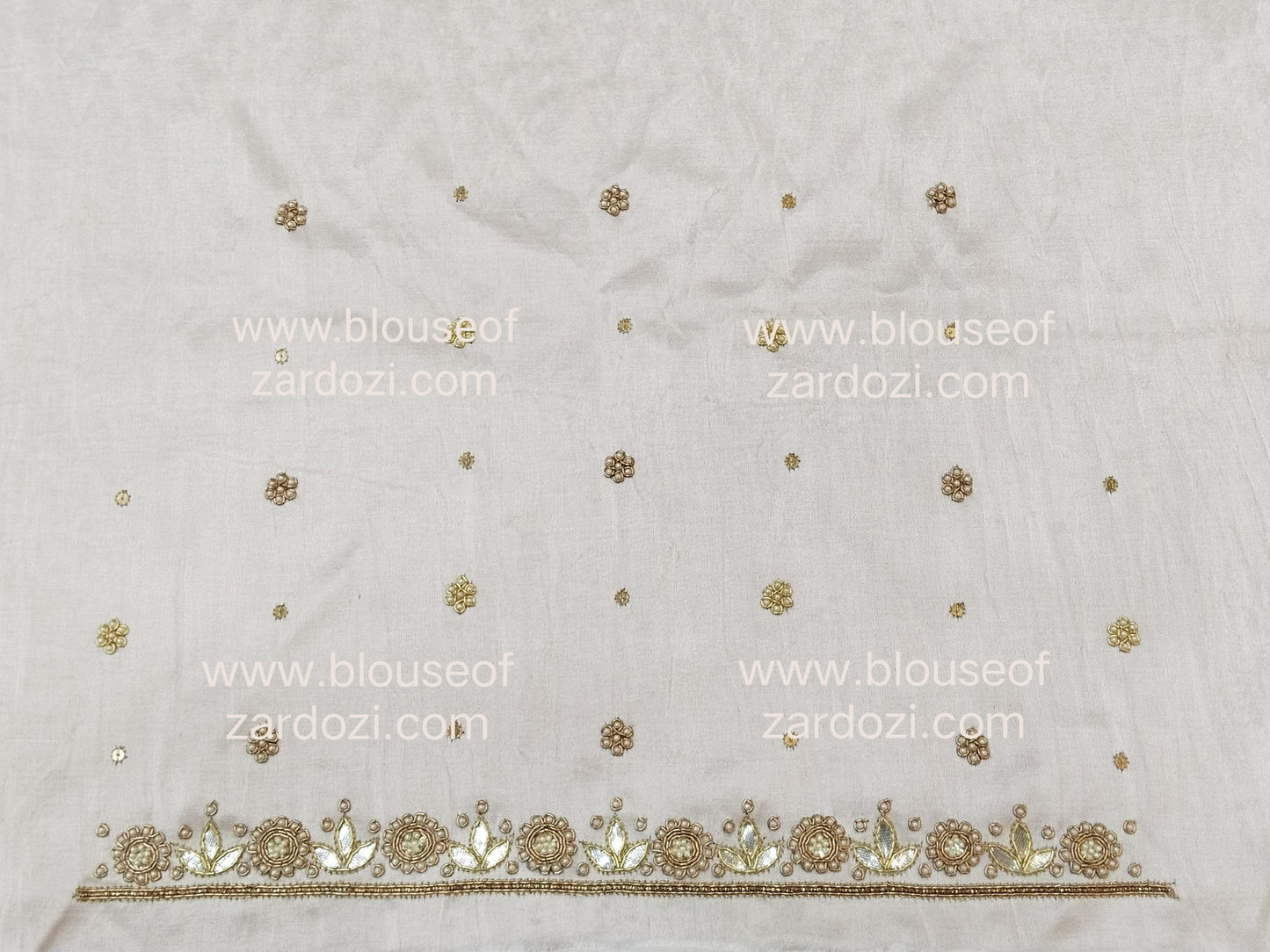 Gota Perl Zardozi Work Designer Blouse Pis