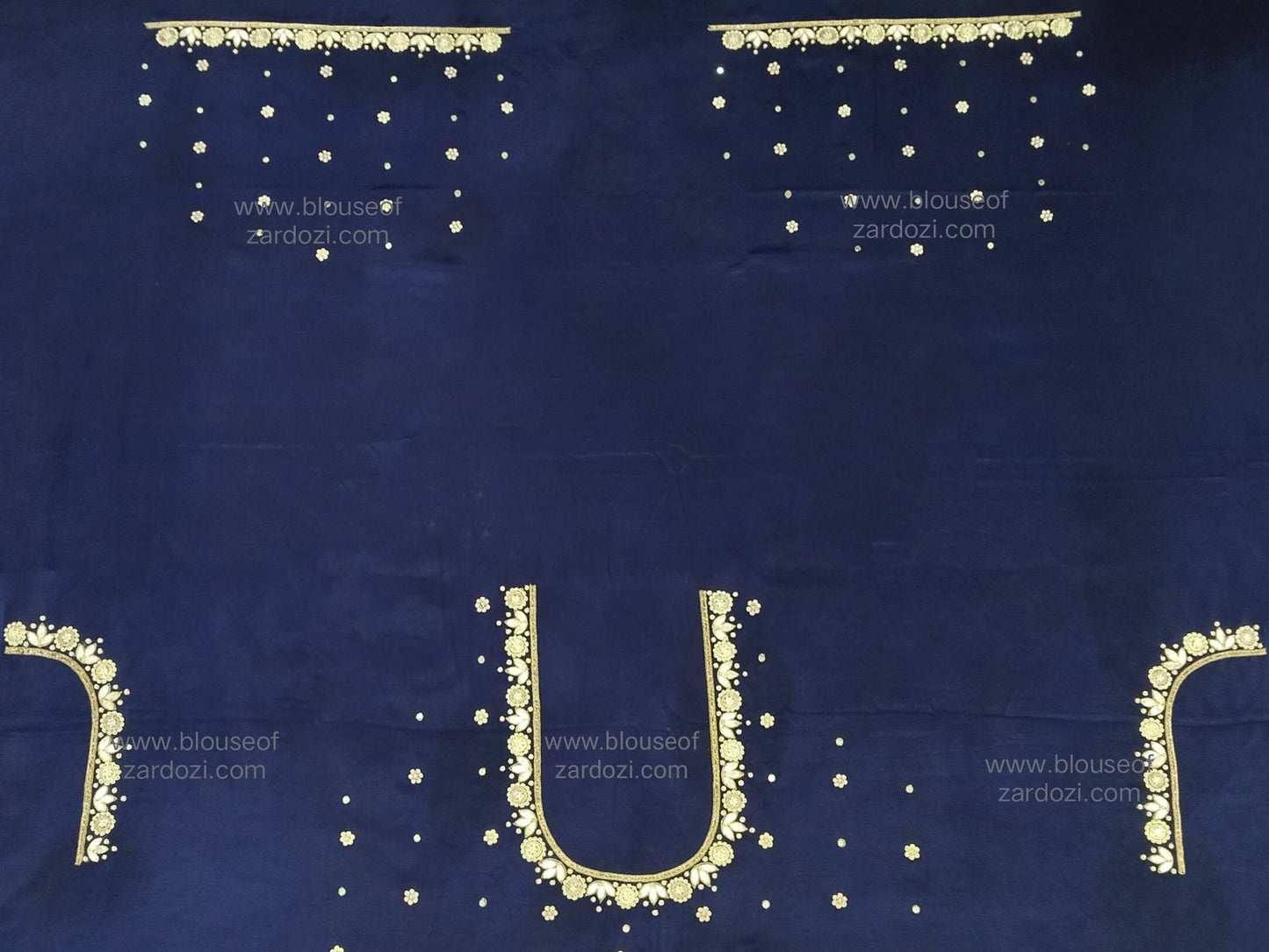 Gota Perl Zardozi Work Designer Blouse Pis