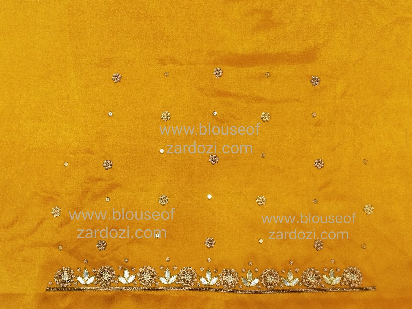 Gota Perl Zardozi Work Designer Blouse Pis