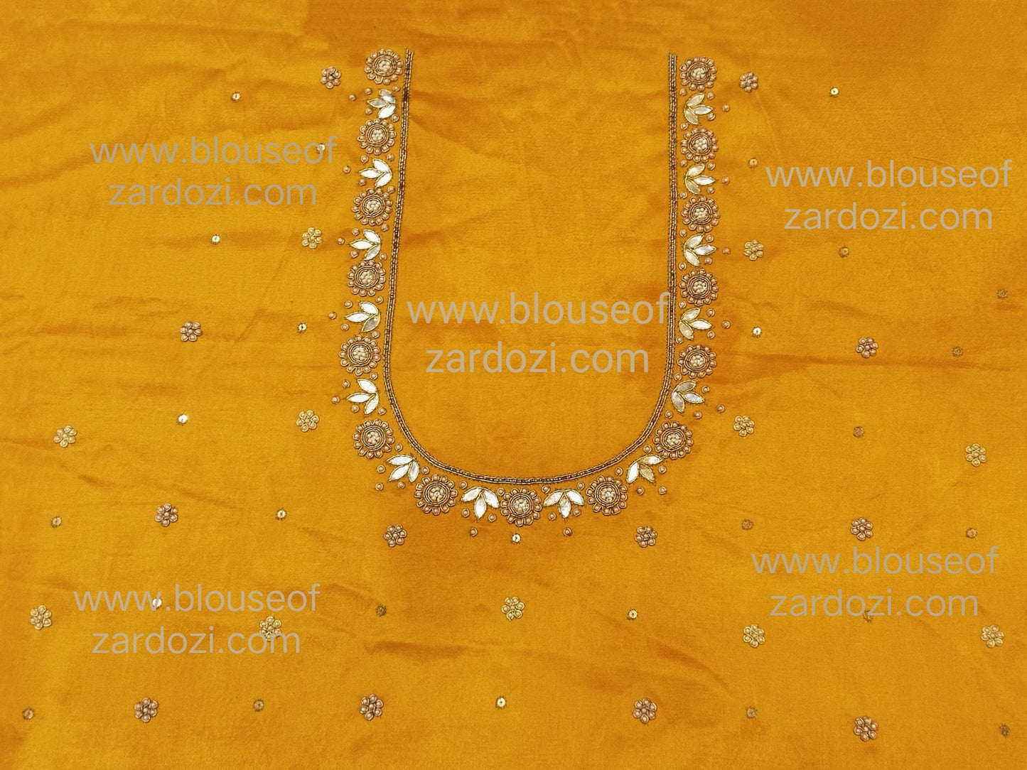 Gota Perl Zardozi Work Designer Blouse Pis
