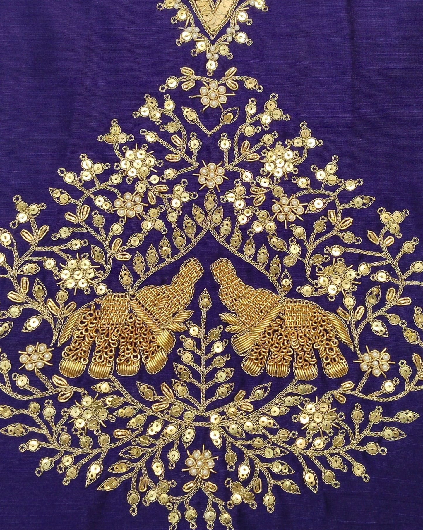 Jashn-e-Zardozi Kurta Set (Purple)
