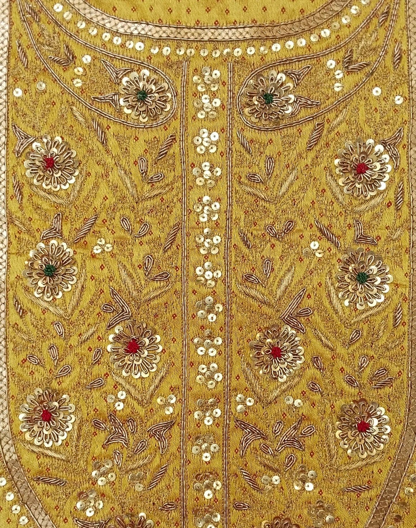 Noor Nakkashi marodi designer aabha (Yellow)