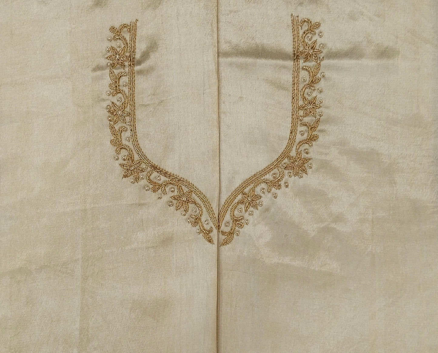 Handcrafted Zardozi Perfection blouse pis.