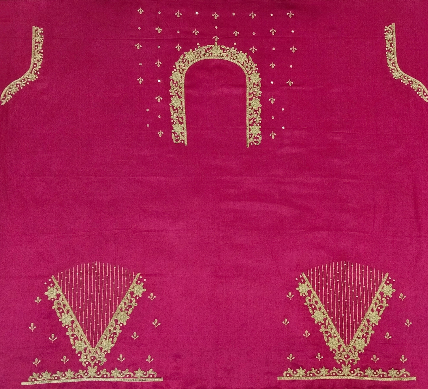 Handcrafted Zardozi Perfection blouse pis.